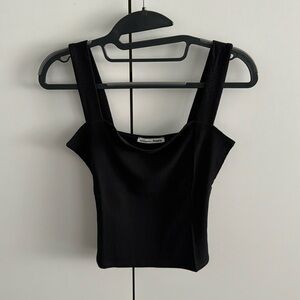 Reformation Knit Canyon Tank - Black - Small - EUC